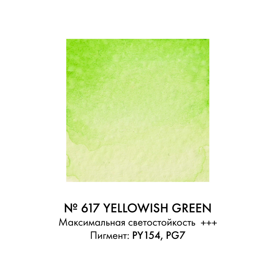 Краска акварельная Art Creation туба 12мл №617 Желтовато-зеленый фото 1 — PalitraMastera