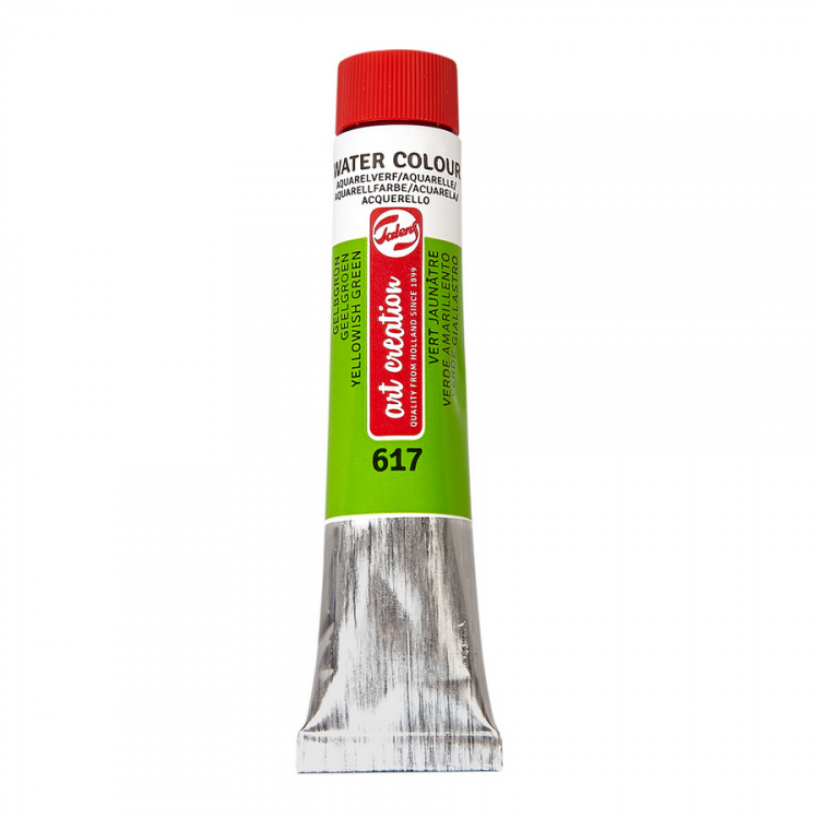 Краска акварельная Art Creation туба 12мл №617 Желтовато-зеленый — PalitraMastera