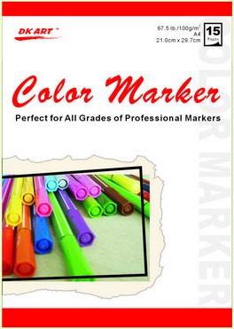Альбом для цветных маркеров DK19093, А5, плотн. 100 г/м2, 15 листов, склейка фото 1 &mdash; PalitraMastera