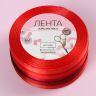 Набор атласных лент, 5 шт, размер 1 ленты: 6 мм * 23 ± 1 м, цвет красный спектр фото 3 — PalitraMastera