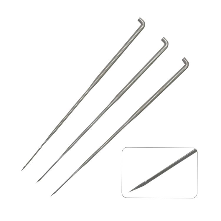 Игла для фильцев. №38 тонкая корончатая 3'/78 (по 1 зубцу на 3 ребрах) — PalitraMastera