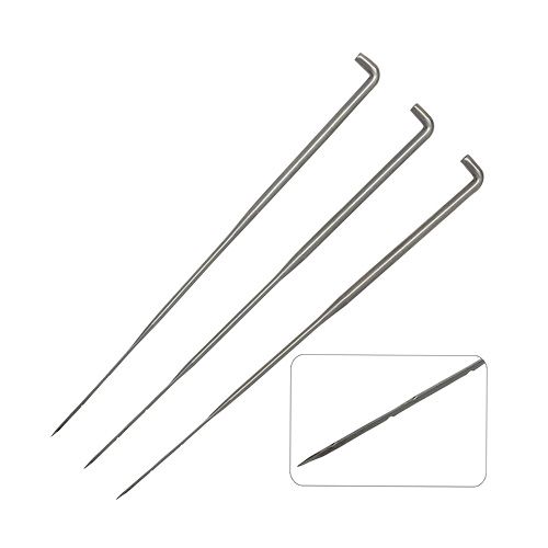 Игла для фильцев. №40Б тонкая 3&quot;/78 (по 3 зубца на 3 ребрах) 1 шт. — PalitraMastera