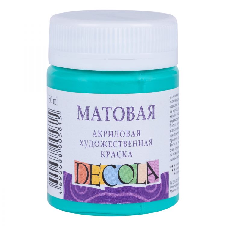 Мятная акрил матовый Декола 50мл — PalitraMastera