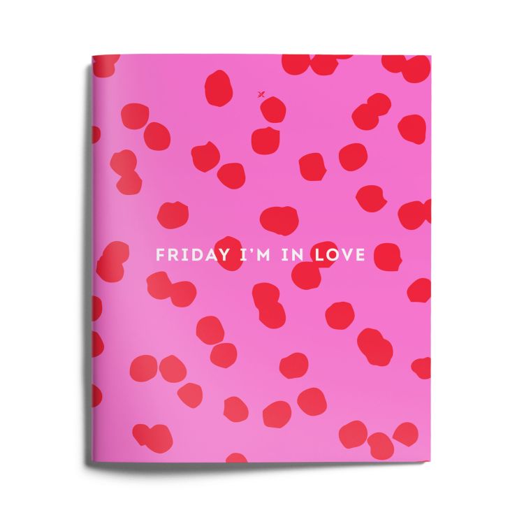 Тетрадь 48 л. А5 кл. скреп. офс. LOREX JOY мел. карт. двойная обложка запечатка форзаца, soft touch, конгрев — PalitraMastera