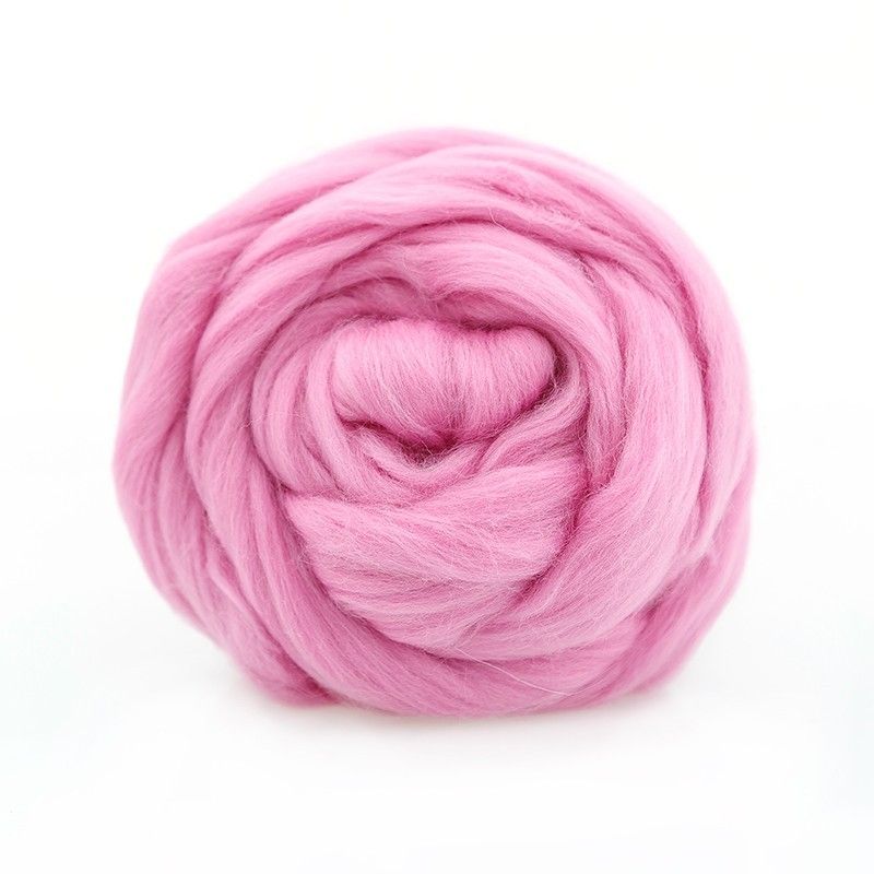 Тонкая шерсть100% сиреневые дали №0156, 100гр мериносовая для валяния фото 1 &mdash; PalitraMastera