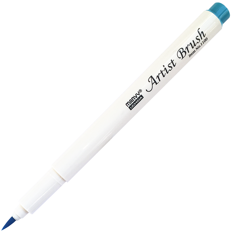 Маркер-кисть, акварельные чернила на водной основе Manganese Blue MAR1100/36 /Marvy фото 1 — PalitraMastera