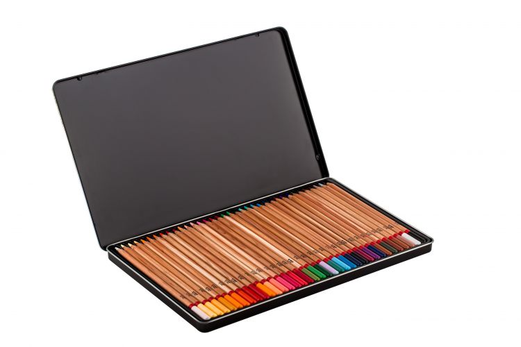 Мастер-Класс Набор профессиональных цветных карандашей, 36 цветов, в жестяной упаковке 1521201187 — PalitraMastera