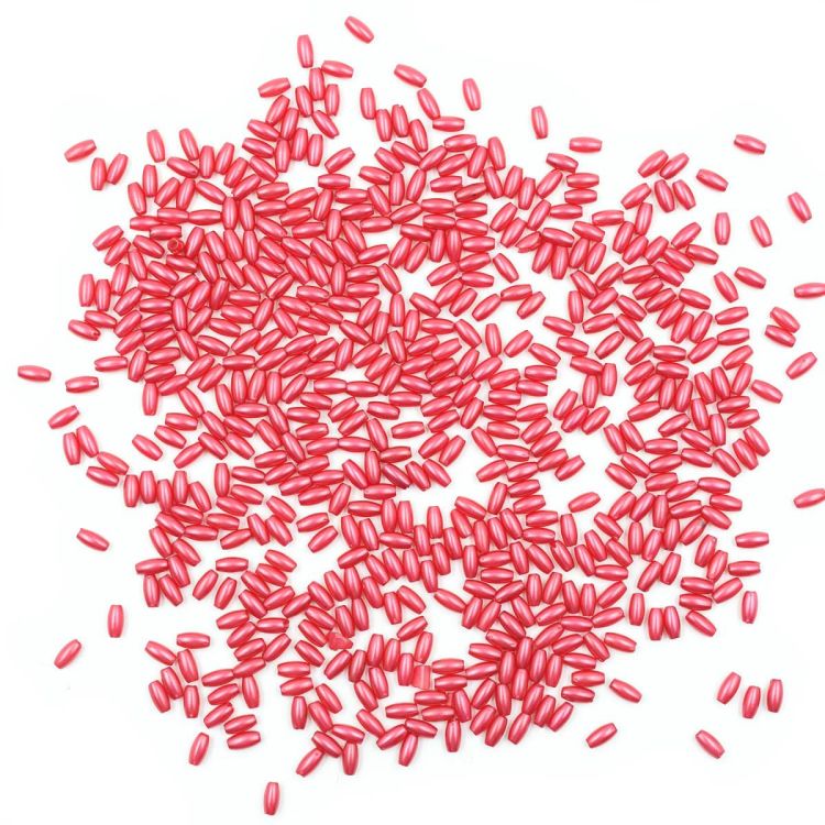 4AR293/294 Бусины жемчуг, пластик 3*6мм, 15гр/упак, Astra&amp;Craft (J530 красный) — PalitraMastera