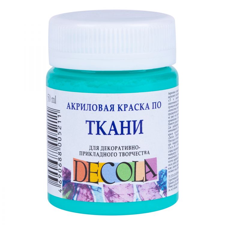 Мятная акрил ткань Декола 50мл — PalitraMastera