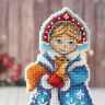 Р-311 Набор для вышивания на пластиковой канве МП Студия 'Снегурочка' 13*8см фото 4 — PalitraMastera