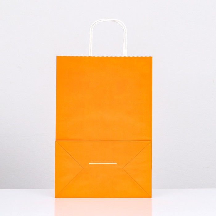 Пакет крафт «Радуга», оранжевый, 22*13*32 см, 80 г/м, 1 шт. — PalitraMastera