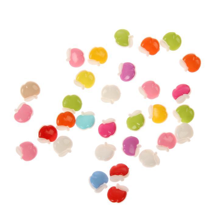 Набор пуговиц декоративных пластик &quot;Яблочки&quot; набор 32 шт 1,3х1,5 см  2760204 — PalitraMastera