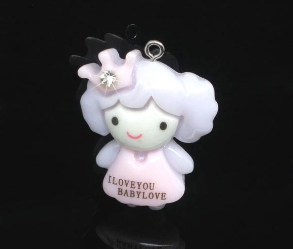 Подвеска "Я тебя люблю / Baby Love" 37x28mm фото 1 — PalitraMastera