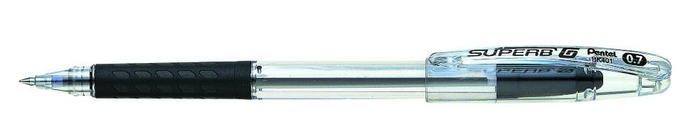 Ручка шариковая Superb G, черный стержень, 0.7 мм. Масляные чернила, эко-технологии, грип. фото 1 — PalitraMastera