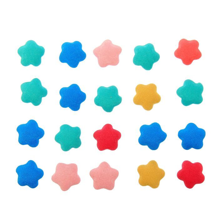 Декор для творчества "Цветочек однотонный" (набор 20 шт) d= 1,7 см 1221242 фото 1 — PalitraMastera