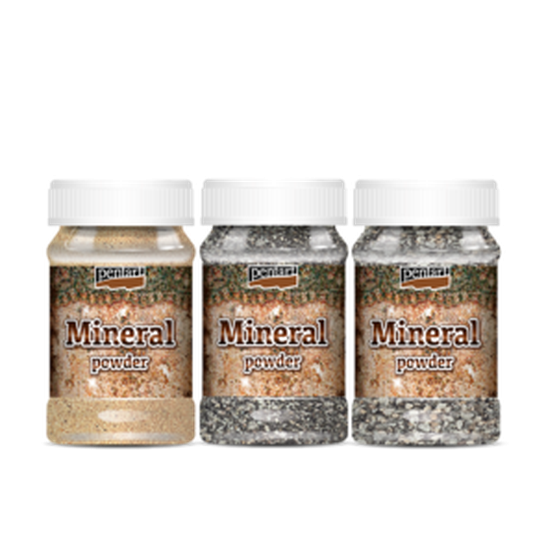 Pentart Минеральная пудра, мелкое зерно, 130 г, антрацит — PalitraMastera