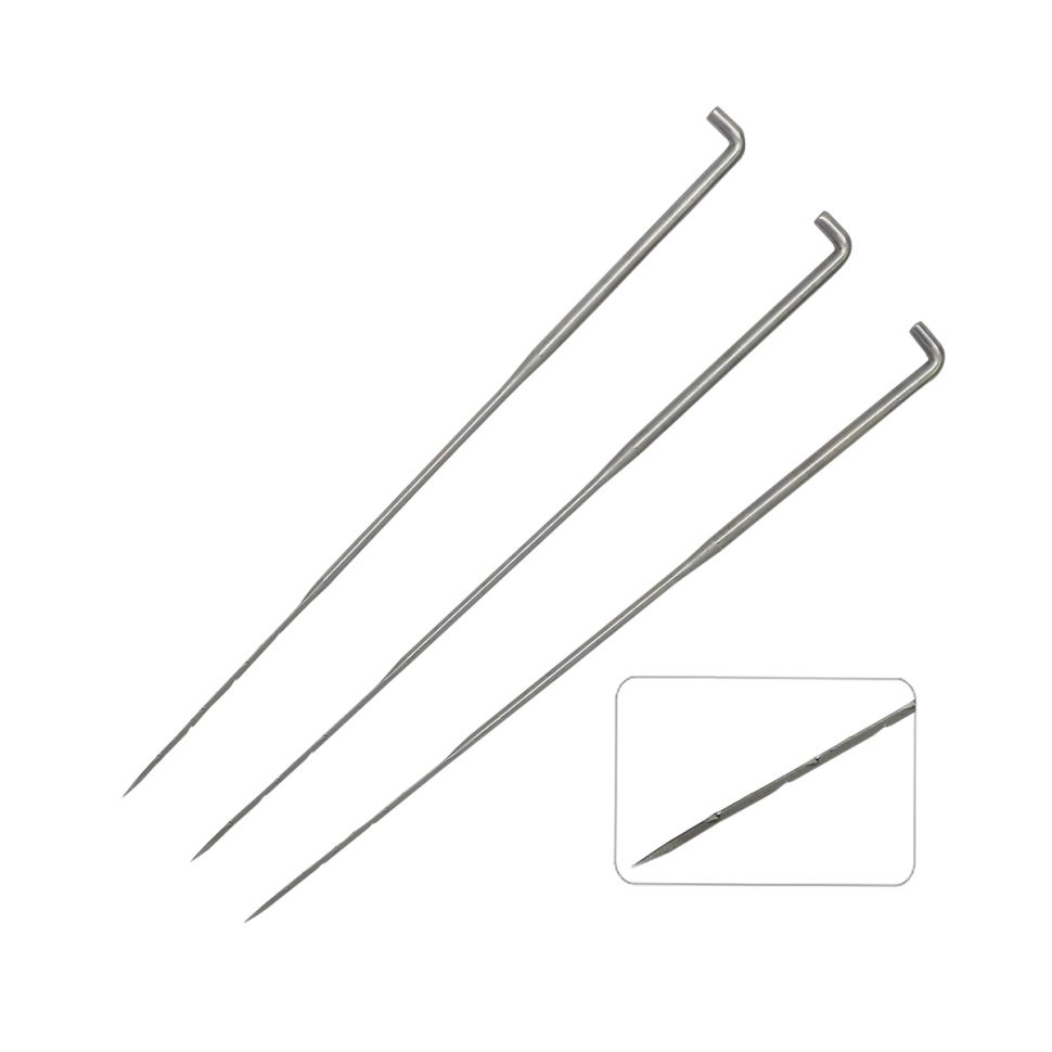 Игла для фильцев. №36 средняя 3,5'/90 (по 3 зубца на 3 ребрах) фото 1 &mdash; PalitraMastera