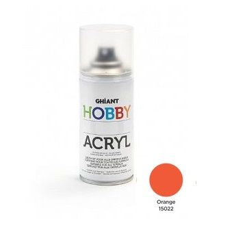 Оранжевый акрил в аэрозоли  Ghiant Hobby 150мл--- фото 1 — PalitraMastera