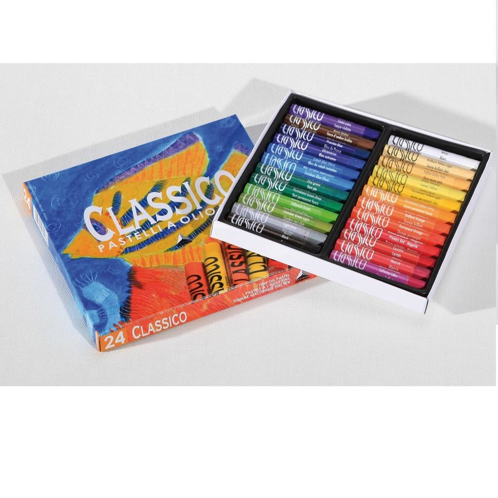 Набор масляной пастели классико 24цв фото 1 &mdash; PalitraMastera