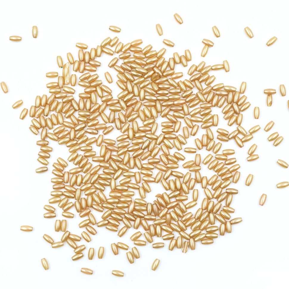 4AR293/294 Бусины жемчуг, пластик 3*6мм, 15гр/упак, Astra&Craft (J526 золотисто-коричневый) фото 1 &mdash; PalitraMastera