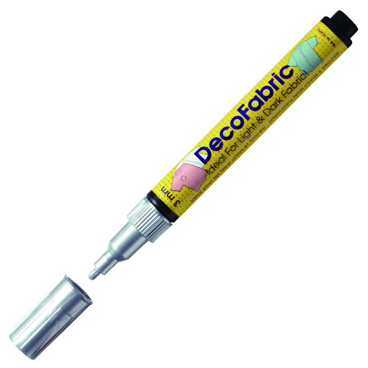 Маркер для светлых, темных и джинсовых тканей 2-3мм серебр. MAR222/SLV /Marvy — PalitraMastera