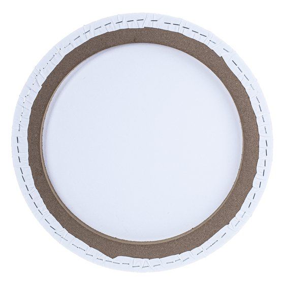 Холст на подрамнике &quot;Сонет&quot;, круглый, диаметр 40 см, 280 г/м2, 100% хлопок, акриловый грунт, среднее зерно — PalitraMastera