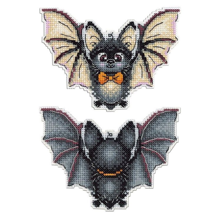 Р-304 Набор для вышивания на пластиковой канве МП Студия 'Летучий джентльмен' 9*12см — PalitraMastera