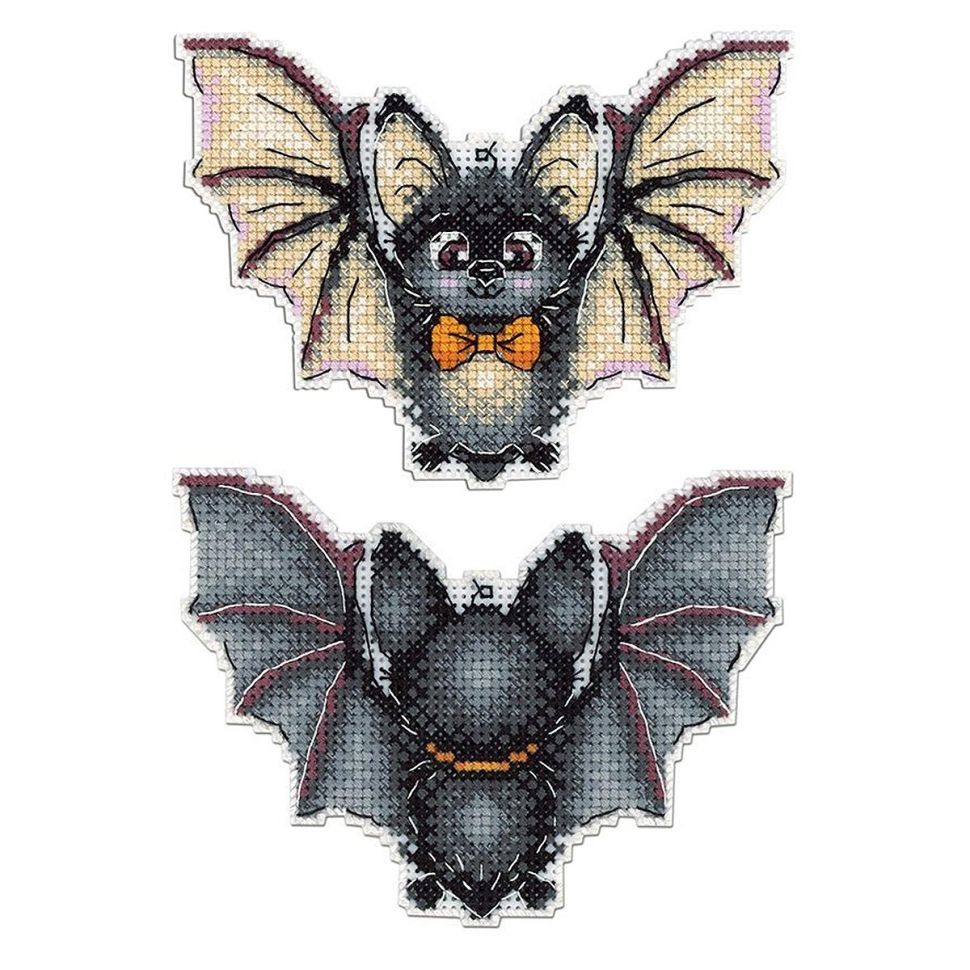 Р-304 Набор для вышивания на пластиковой канве МП Студия 'Летучий джентльмен' 9*12см фото 1 — PalitraMastera