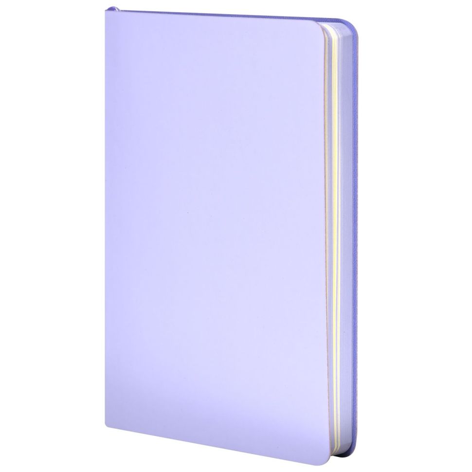 Ежедневник В6 недат. LOREX PASTEL 128 л. лин. лаванда мягк. обл. иск. кожа, soft touch, блинт. тисн., ляссе фото 1 &mdash; PalitraMastera