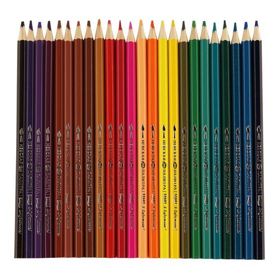 Набор акварельных карандашей &quot;Я-Художник!&quot;, 24 цветов, в картонной коробке — PalitraMastera