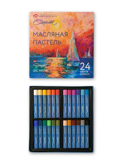 Пастель масляная "Сонет", 24 цвета NEW! фото 1 &mdash; PalitraMastera