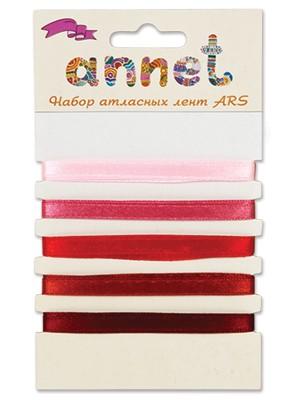 "Annet" Набор атласных лент ARS 1 x 5 цв 003 красный фото 1 — PalitraMastera
