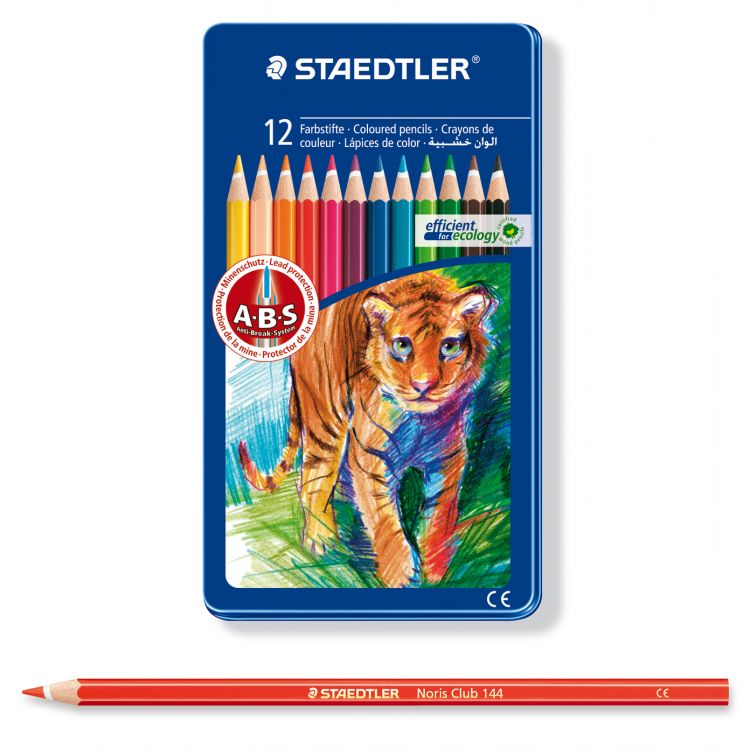 Наб.цв.кар. /12цв/метал.коробка/STEADLER--- — PalitraMastera