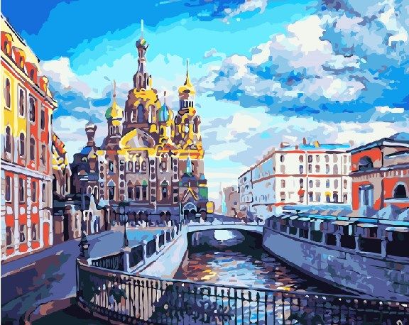 Картина по номерам GX 3264 Любимый Петербург 40*50 фото 1 &mdash; PalitraMastera