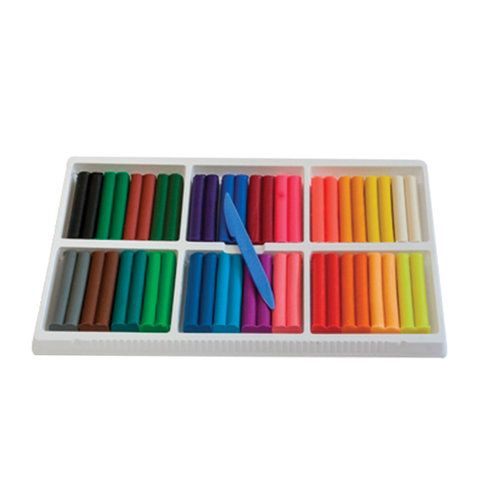 Пластилин ЛУЧ "Фантазия" 24 цвета, 360гр, восковой, со стеком, картон &mdash; PalitraMastera