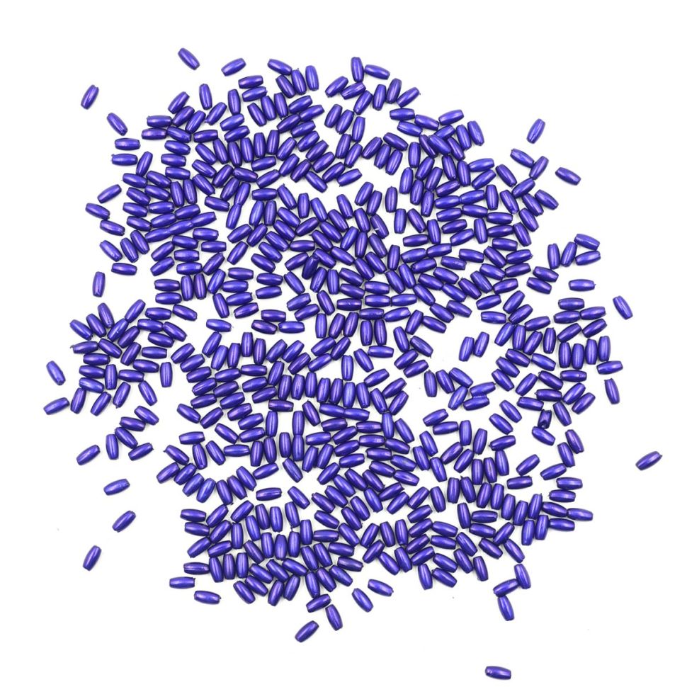 4AR293/294 Бусины жемчуг, пластик 3*6мм, 15гр/упак, Astra&Craft (J521 фиолетово-синий) фото 1 &mdash; PalitraMastera
