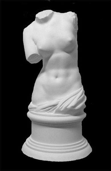 Торс Венеры Милосской, гипс (арт.90-902) фото 1 — PalitraMastera