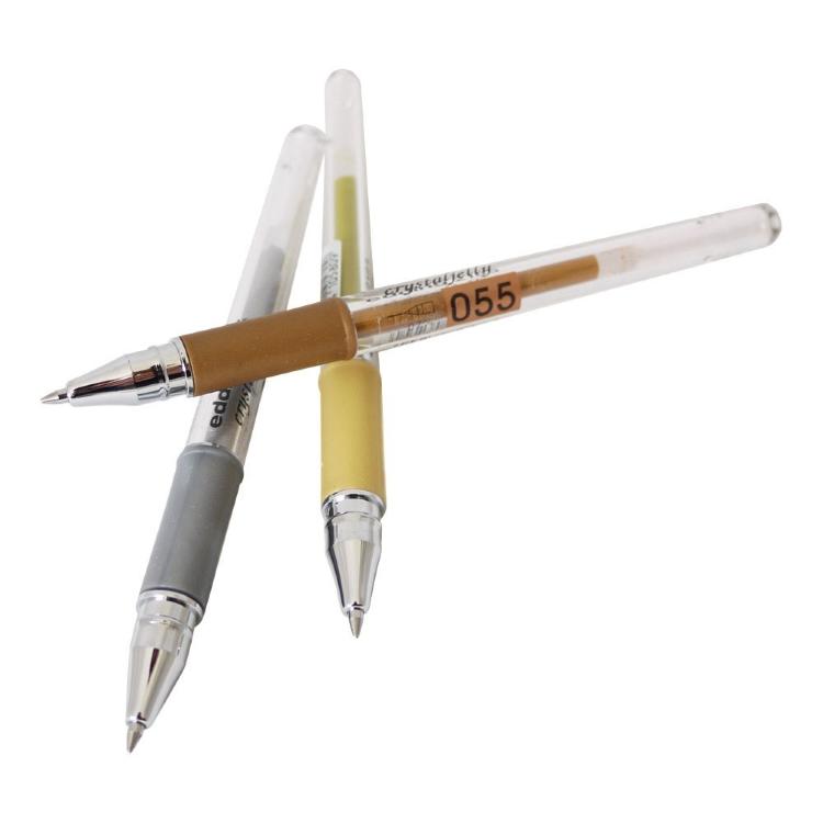 Набор гелевых ручек (роллеров) 0,7мм/7цветов металлик, стандарт/53,54,55,73,74,78,79/ — PalitraMastera