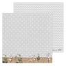 Бумага для скрапбукинга "Горошек", 30.5х30.5 см  2991676 фото 1 &mdash; PalitraMastera