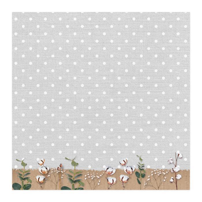 Бумага для скрапбукинга &quot;Горошек&quot;, 30.5х30.5 см  2991676 — PalitraMastera