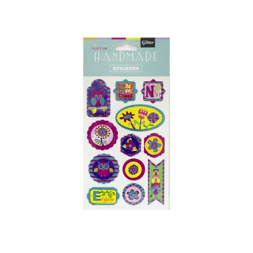 Fun Kingdom Наклейки ручной работы с блестками, 11х 23 см фото 1 — PalitraMastera