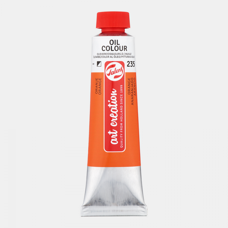 Краска масляная Art Creation туба 40мл №235 Оранжевый — PalitraMastera