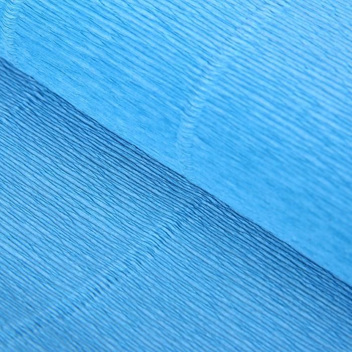 Бумага гофрированная 556 небесная, 50 см х 2,5 м 1150117 — PalitraMastera