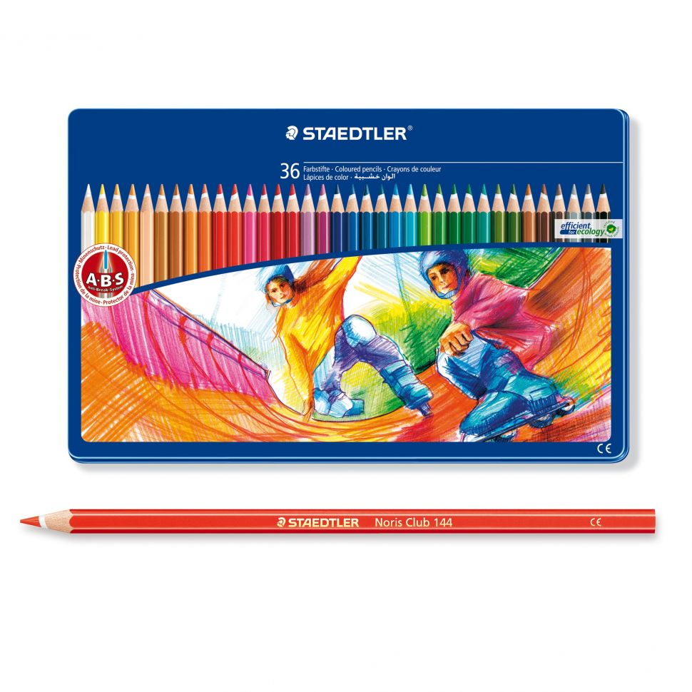 Наб.цв.кар. /36цв/метал.коробка/STEADLER фото 1 &mdash; PalitraMastera