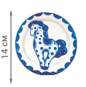 Панно "Гжельская лошадка" фото 1 &mdash; PalitraMastera