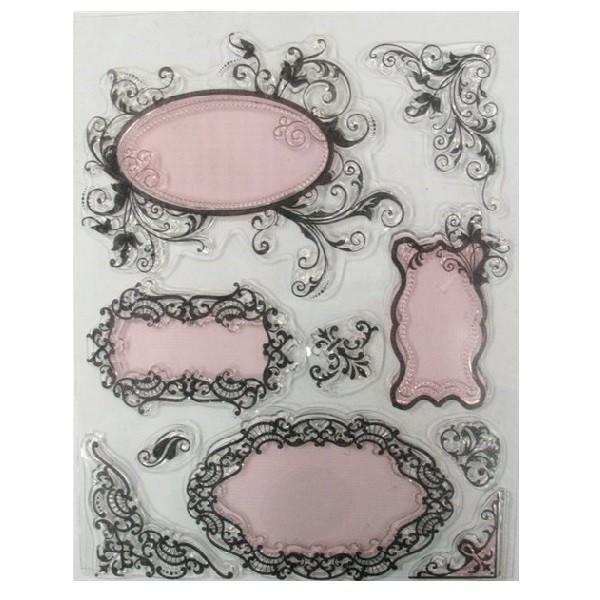 Штампы силиконовые "Рамочки", 14 x 18 см фото 1 — PalitraMastera