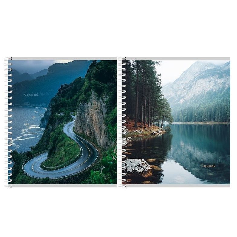 Тетрадь 48 л. А5 кл. греб. офс. Проф-пресс ВИДЫ ПРИРОДЫ - 6 мел. карт. фото 1 &mdash; PalitraMastera