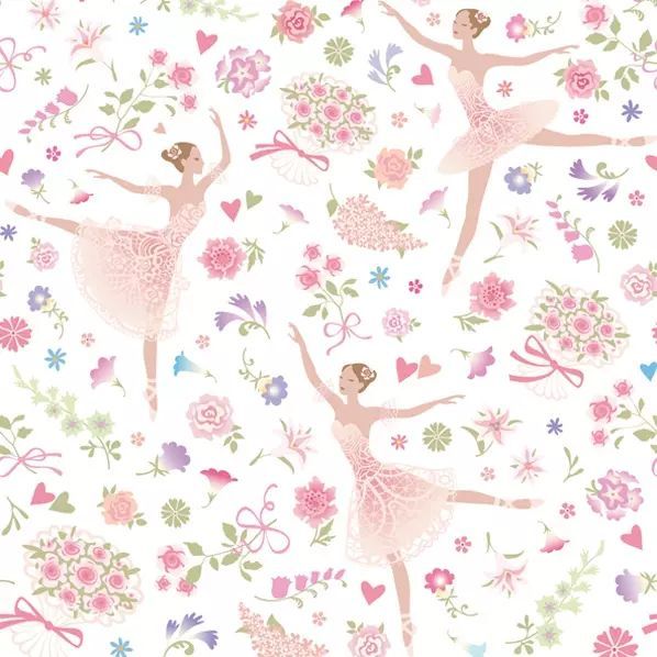 Салфетки - трехслойные Daisy, коллекция &quot;На каждый день&quot; балерины розовый графичный — PalitraMastera