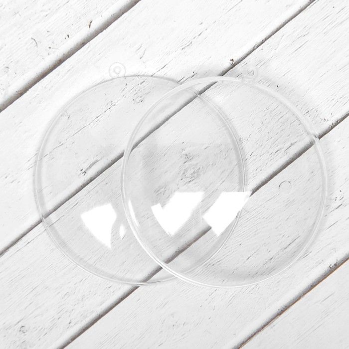 Заготовка - подвеска, раздельные части &quot;Круг плоский&quot;, размер собранного 4*9*9 см 2291345 — PalitraMastera