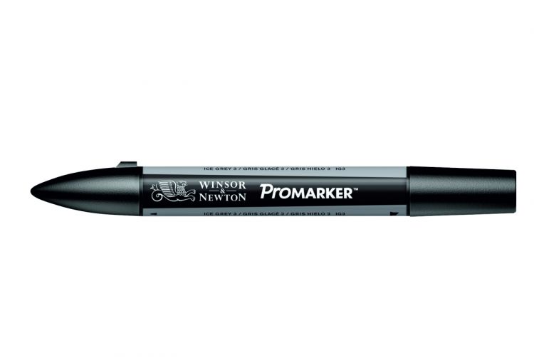 Winsor&amp;Newton Маркер художественный Pro, ледяной серый 3 — PalitraMastera